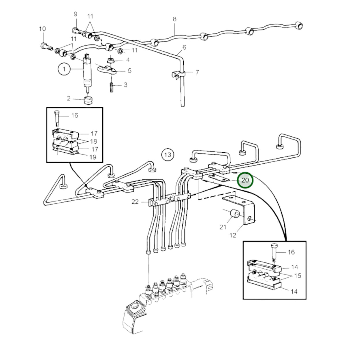 414735 - Nut Plate 3-Way
