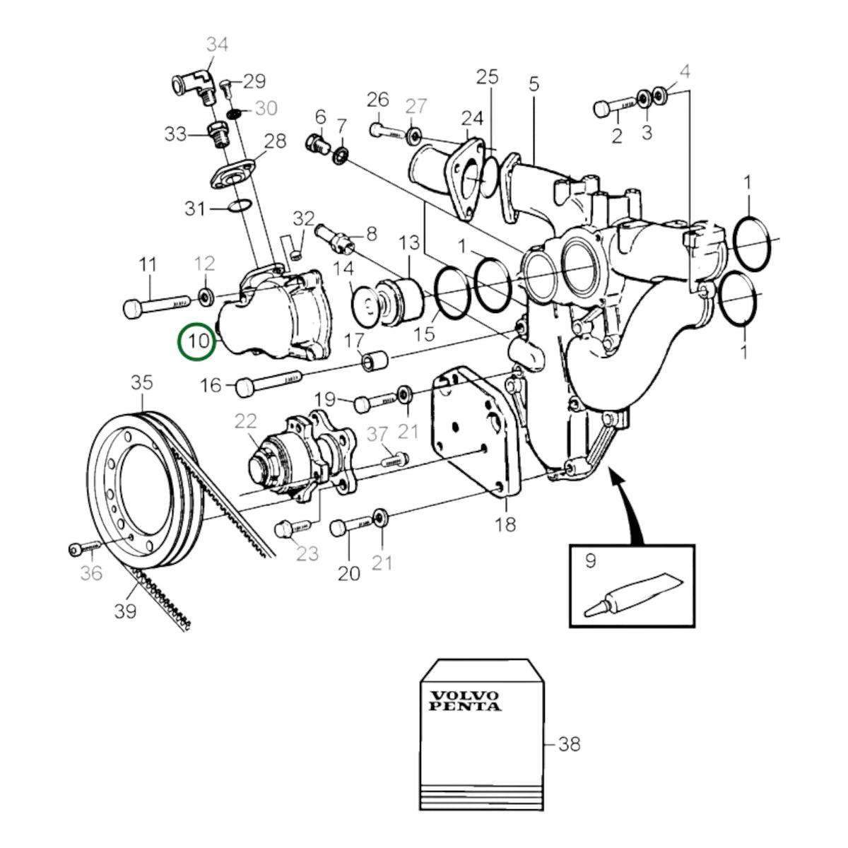 422730 - Thermostat Housing