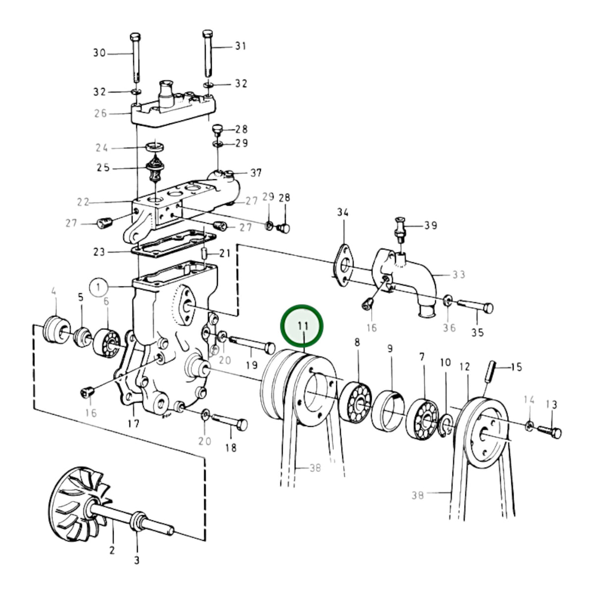 423125 - V-Belt Pulley