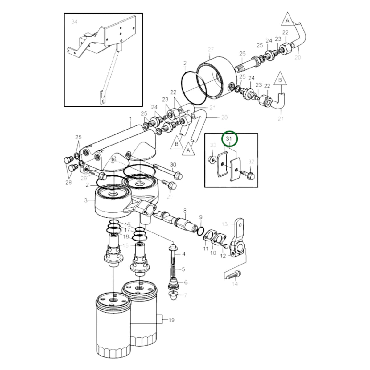 424204 - Attaching Clamp