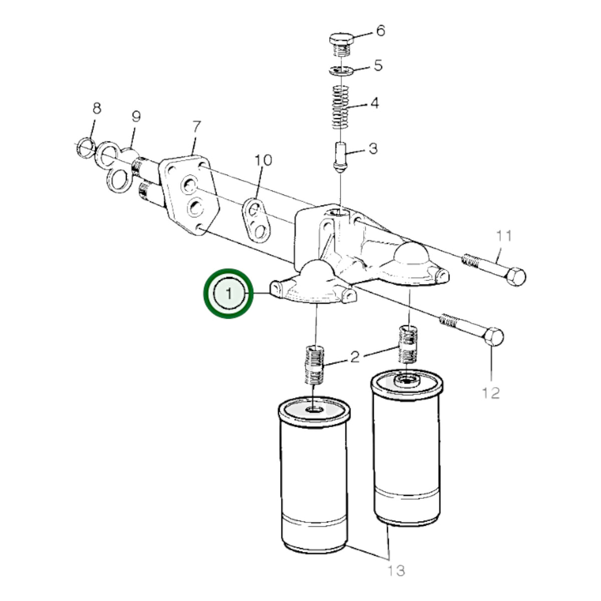 425238 - Oil Filter Housing