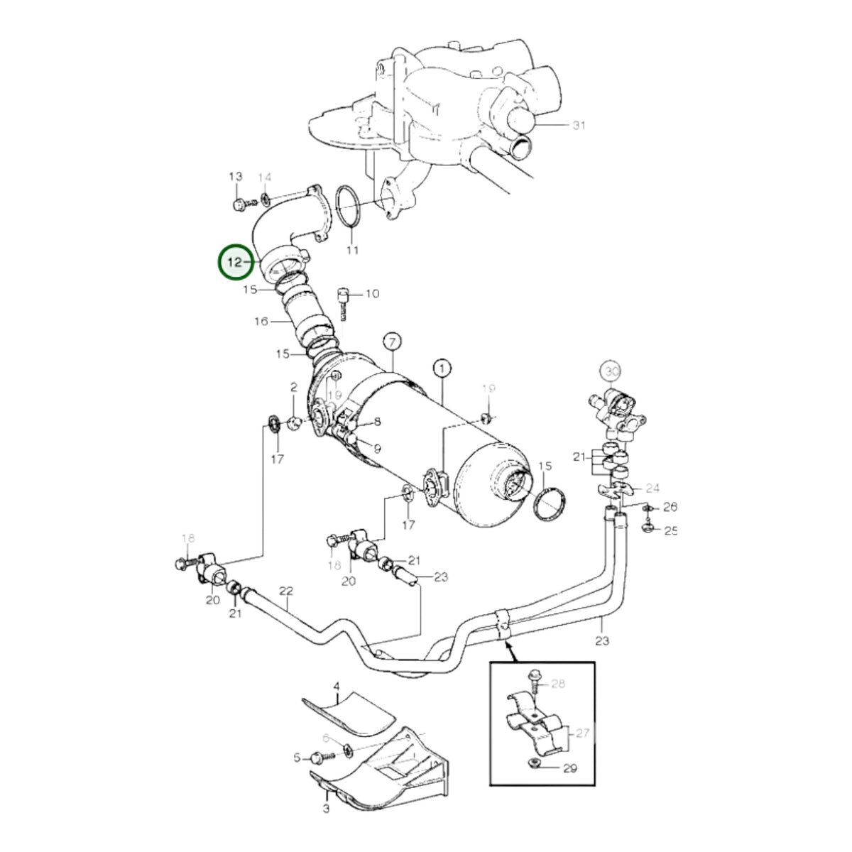 425590 - Coolant Pipe