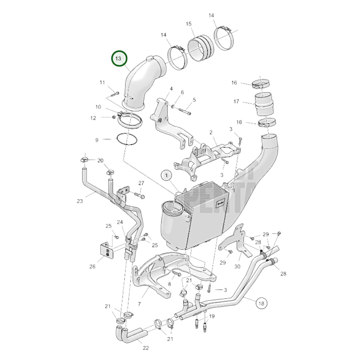 78502032- Connecting Pipe