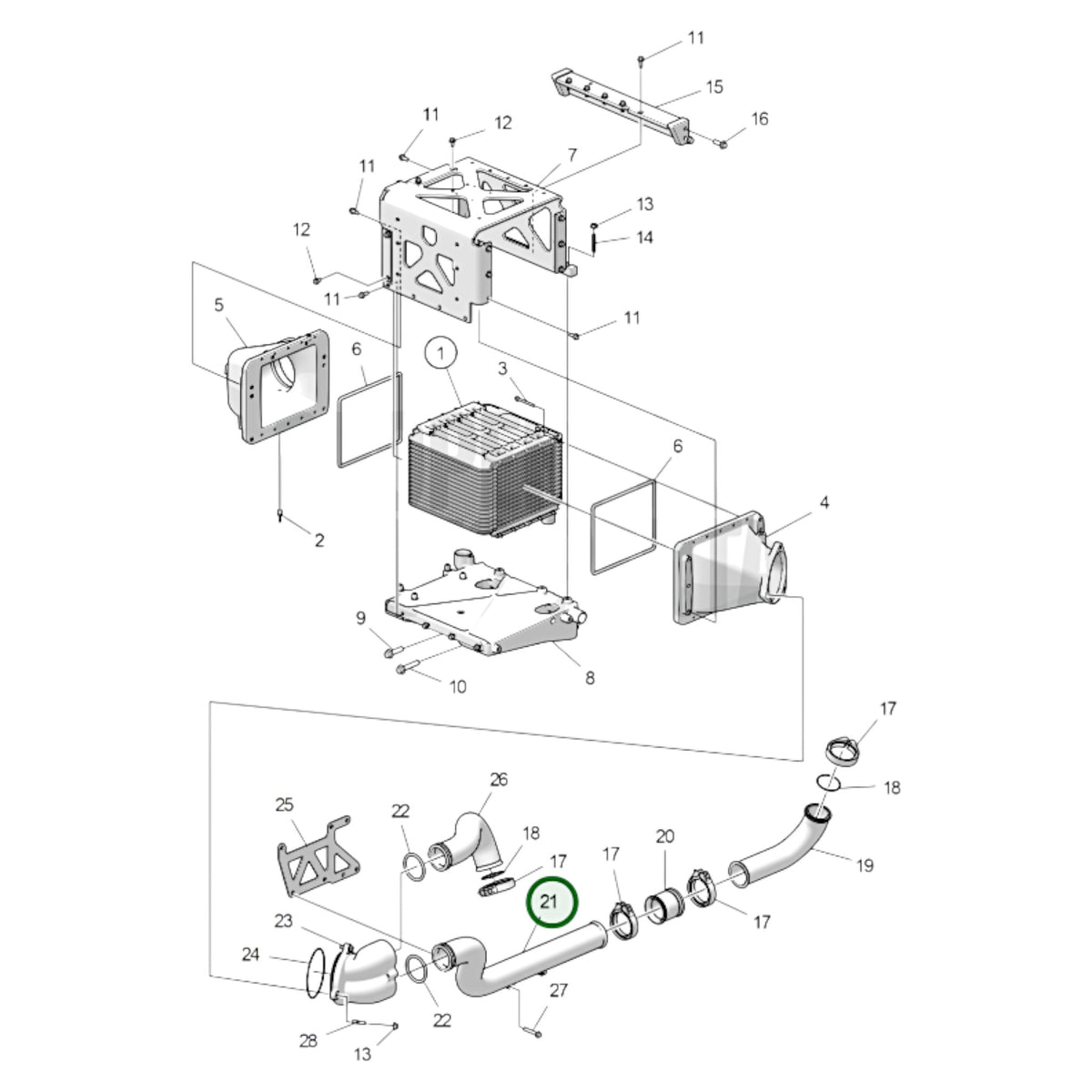 78540517 - Charge Air Pipe