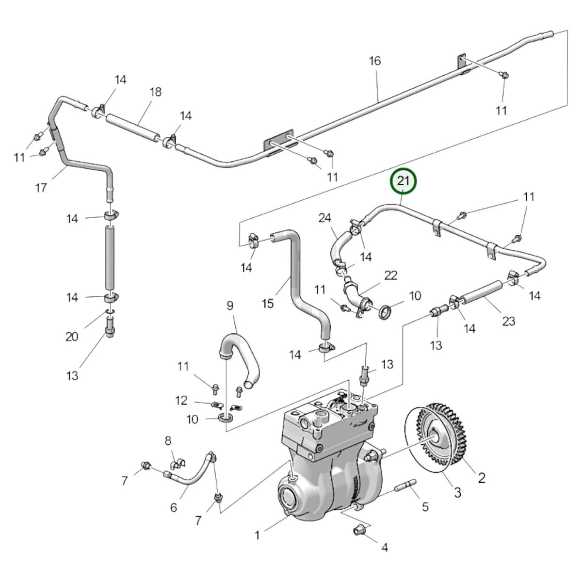 78633137 - Coolant Pipe