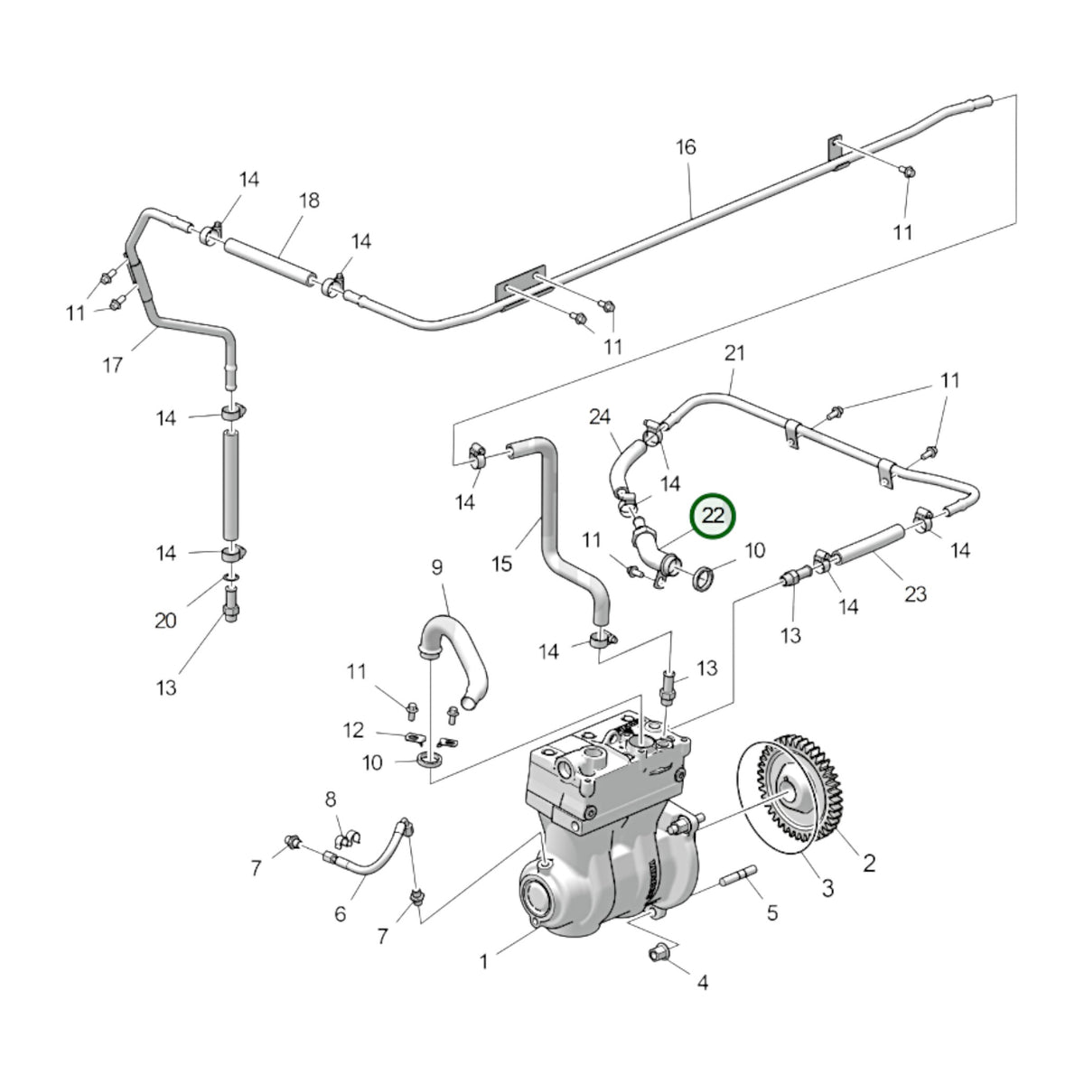 78633146 - Coolant Pipe