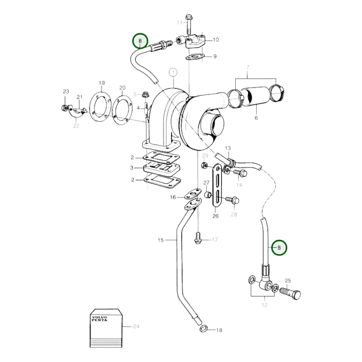 8192249 - Oil Pressure Pipe