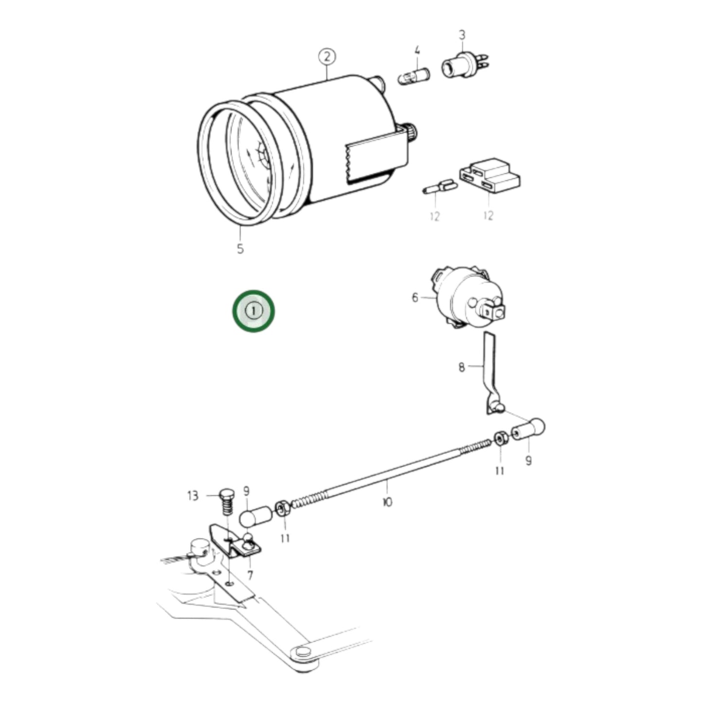 1140465 - Rudder Indicator Kit