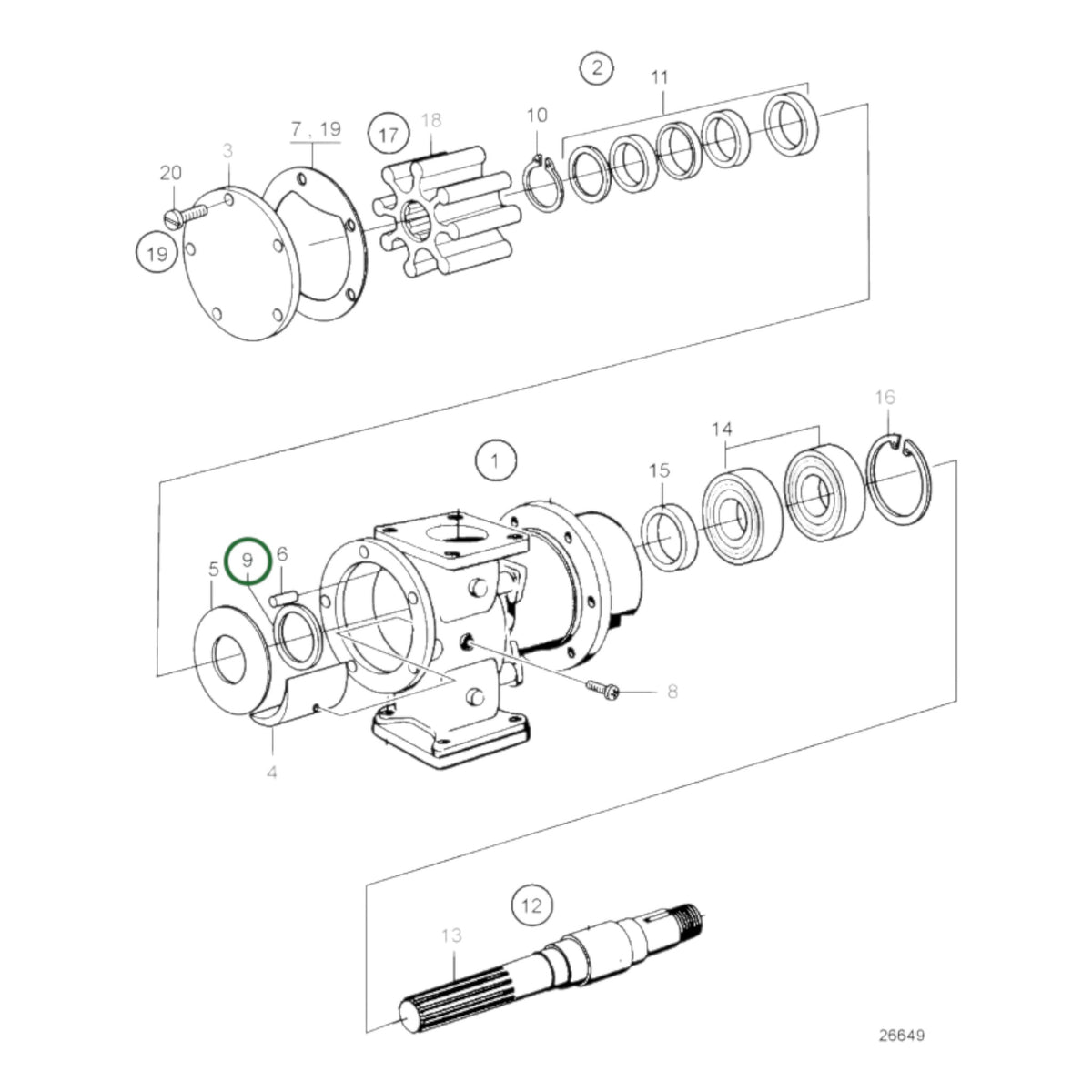 826234 - Rubber Washer