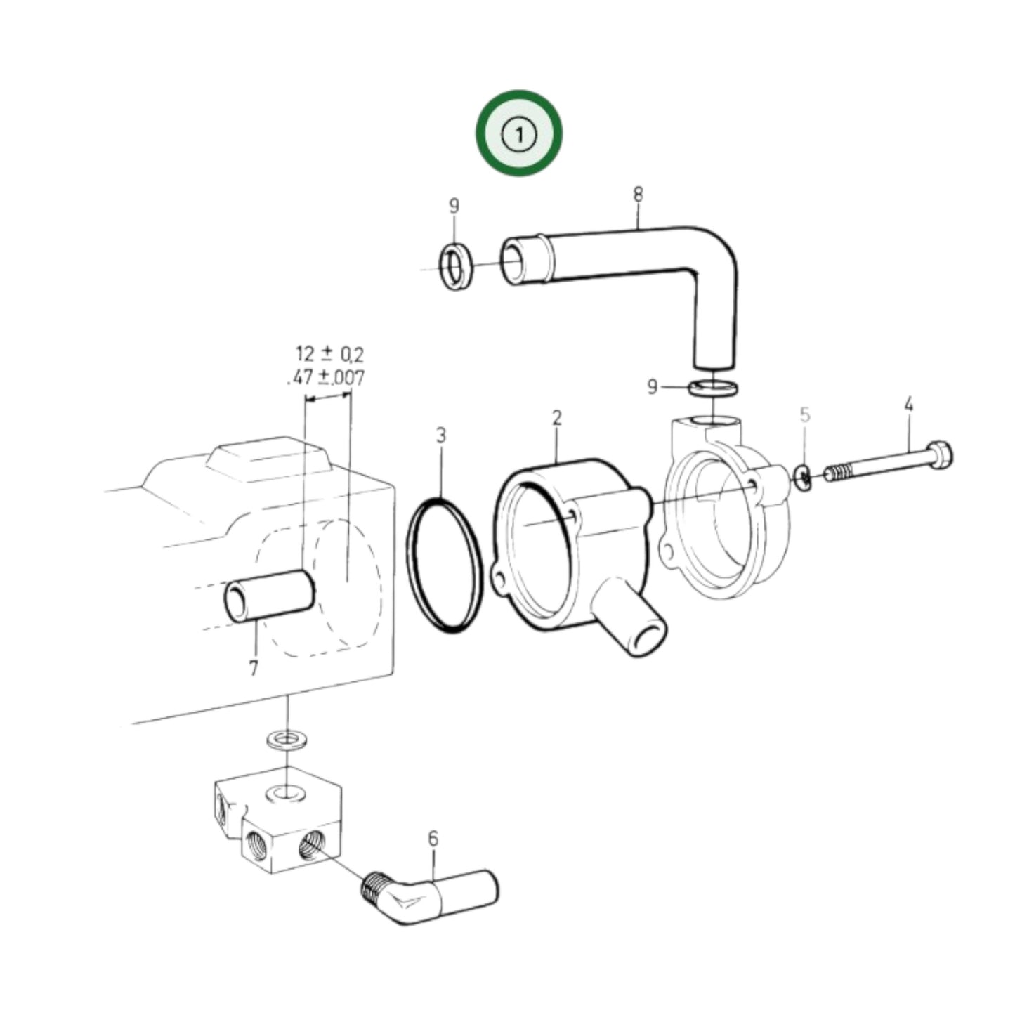 829963 - Heating Outlet Kit
