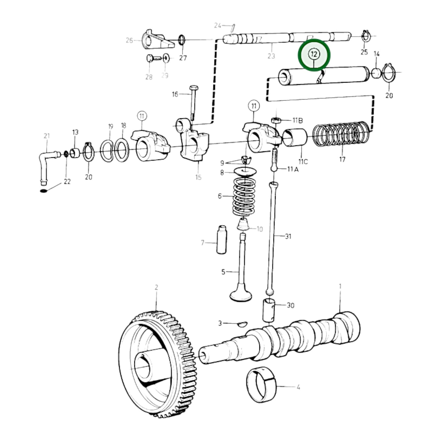 840426 - Rocker Arm Shaft