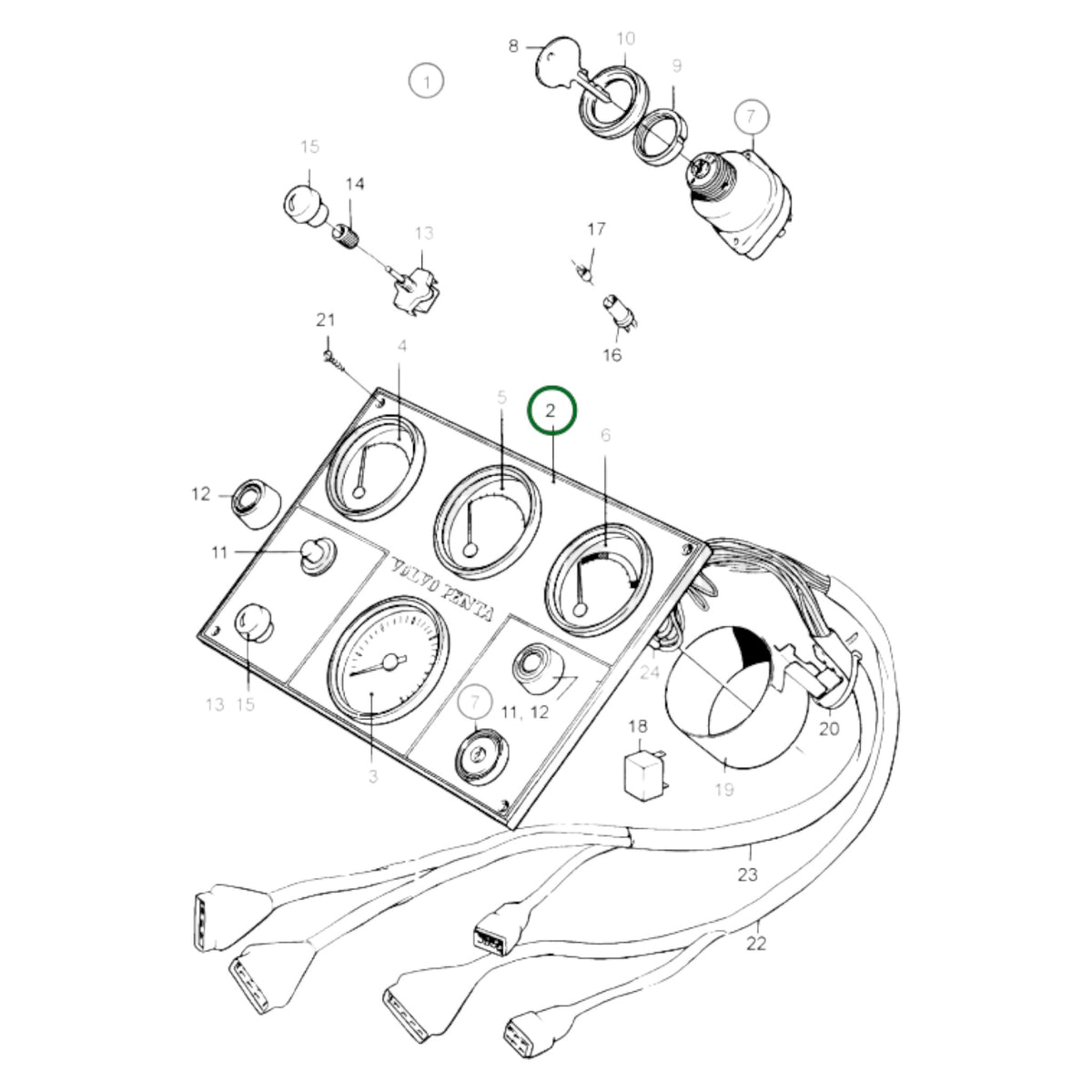 842387 - Instrument Plate