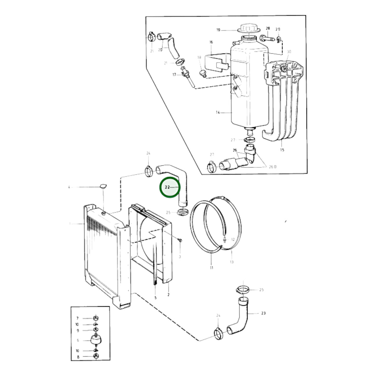 843552 - Radiator Hose