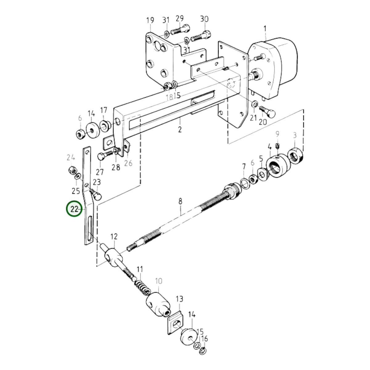 843808 - Intermediate Lever