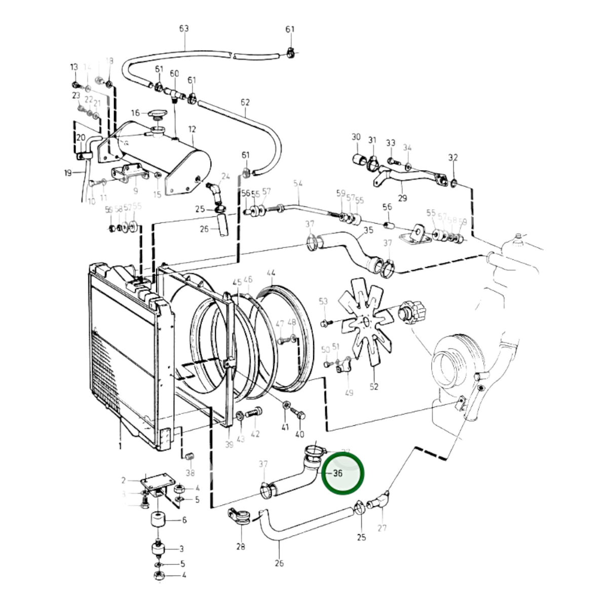845202 - Radiator Hose