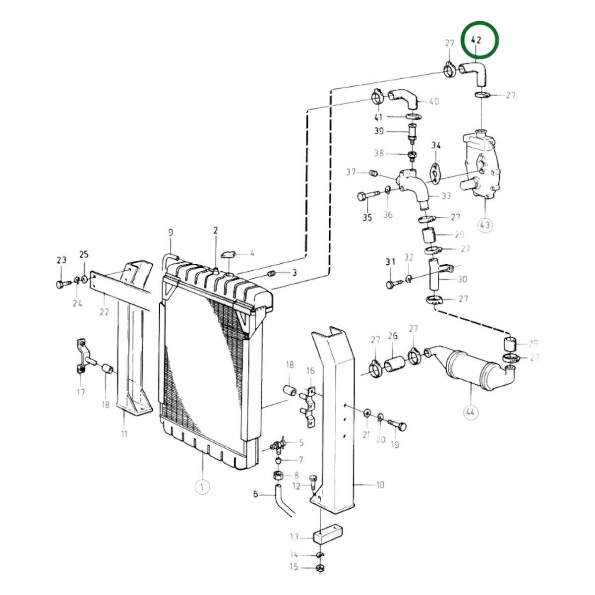 845872 - Radiator Hose