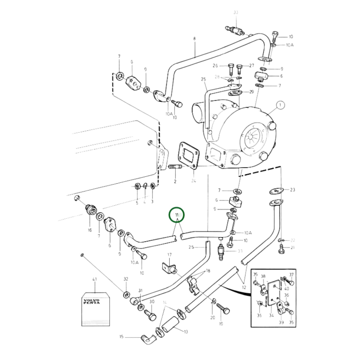 848141 - Coolant Pipe