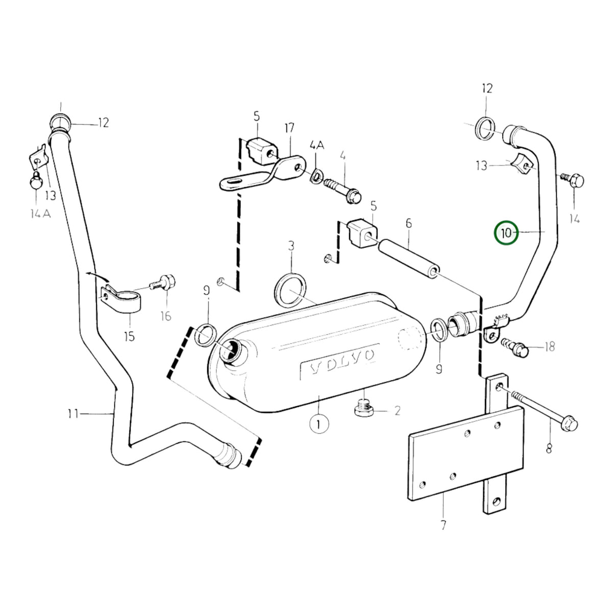 848467 - Coolant Pipe