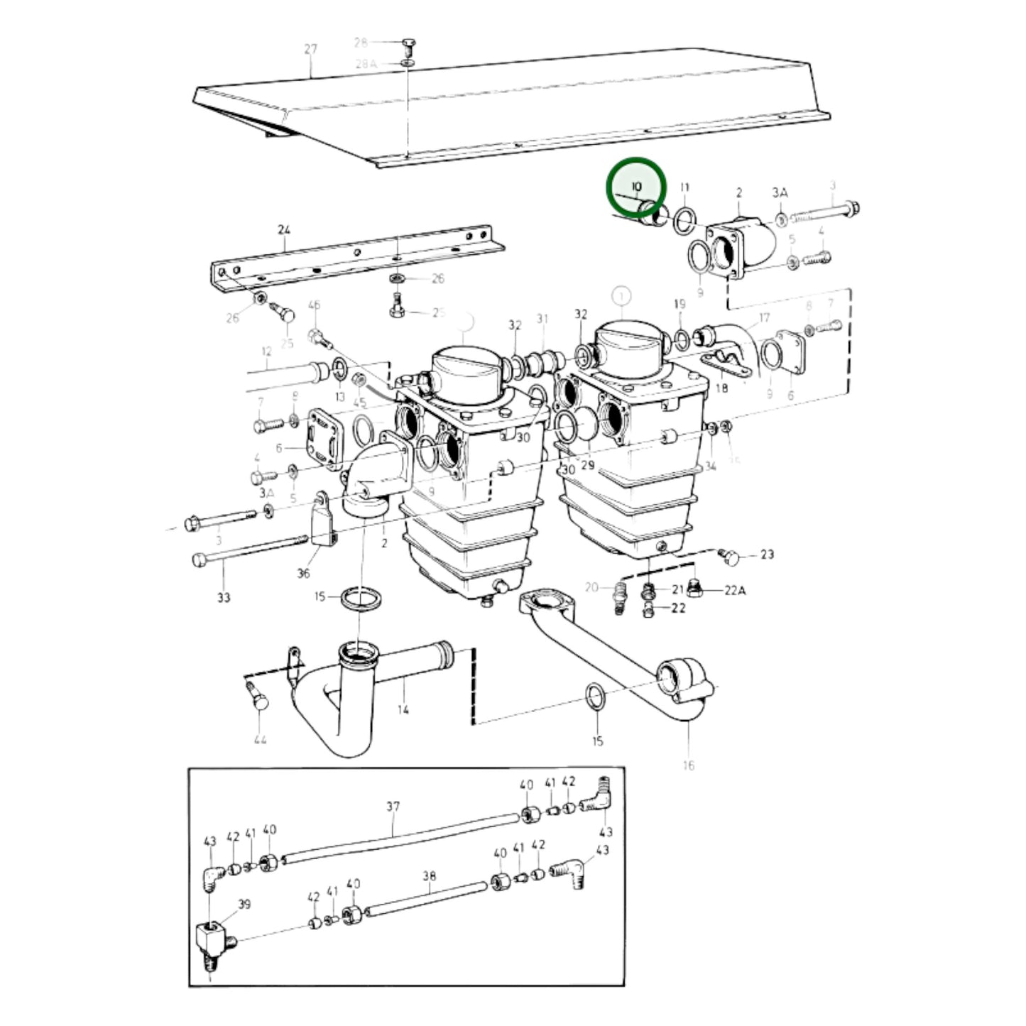 848481  - Coolant Pipe