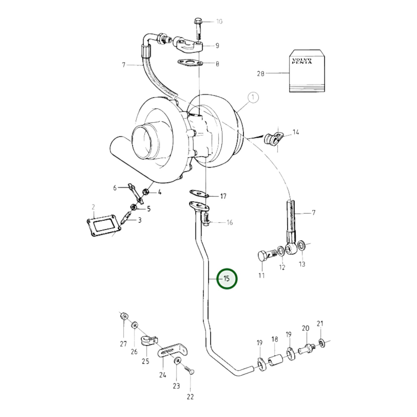848685 - Oil Return Pipe