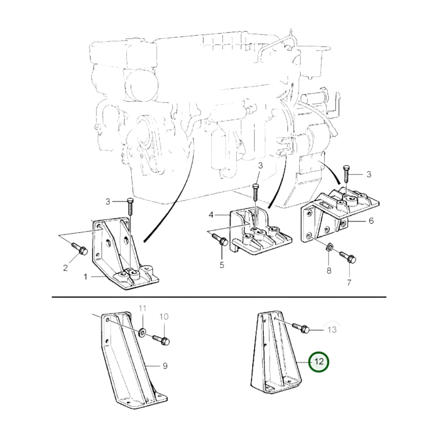 848772 - Engine Bracket