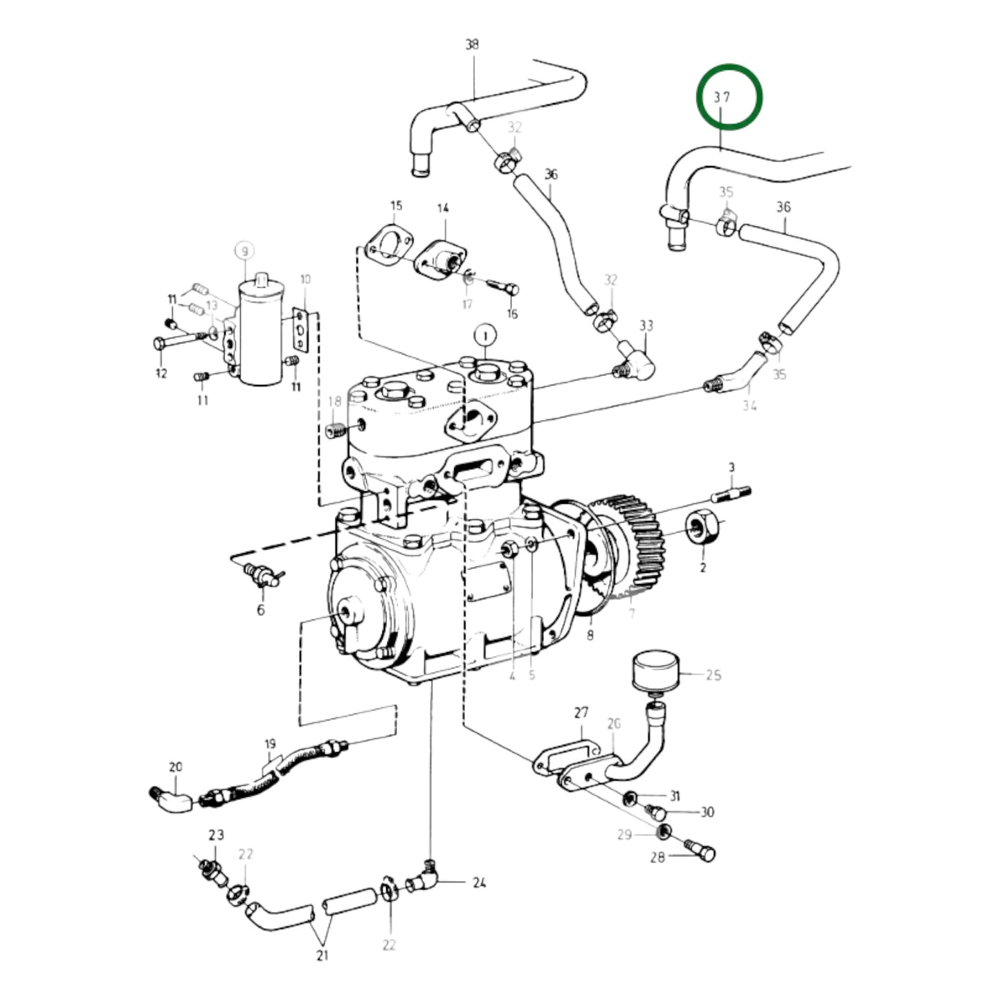849086 - Coolant Pipe