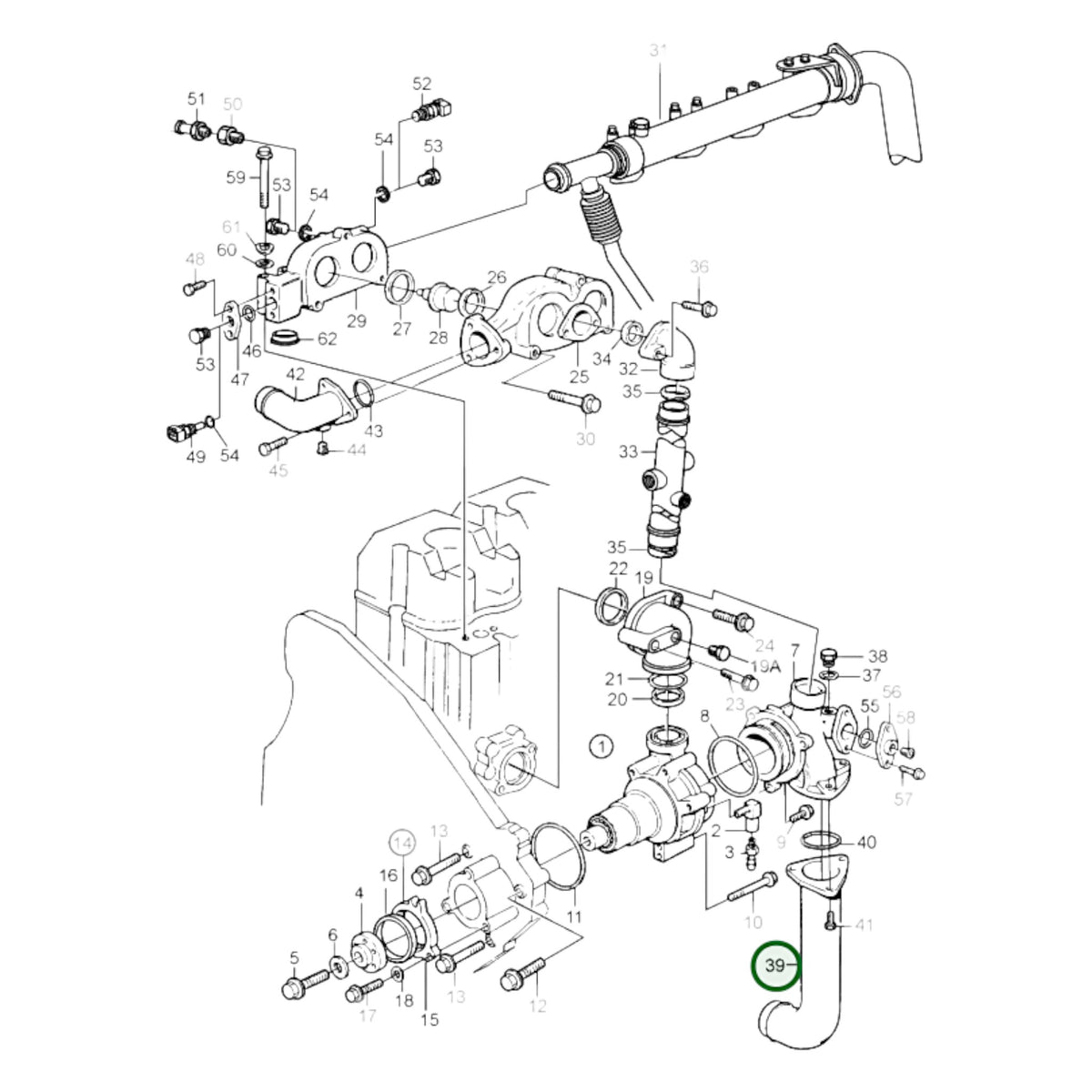 849739 - Coolant Pipe