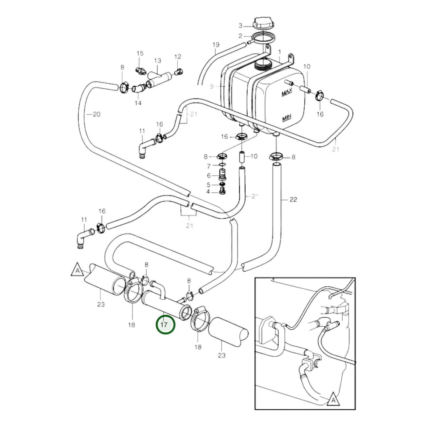 860965 - Coolant Pipe