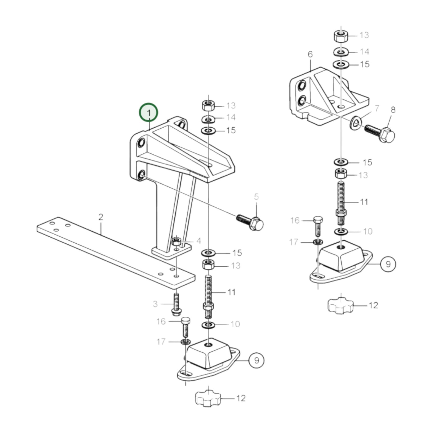 861121 - Engine Bracket