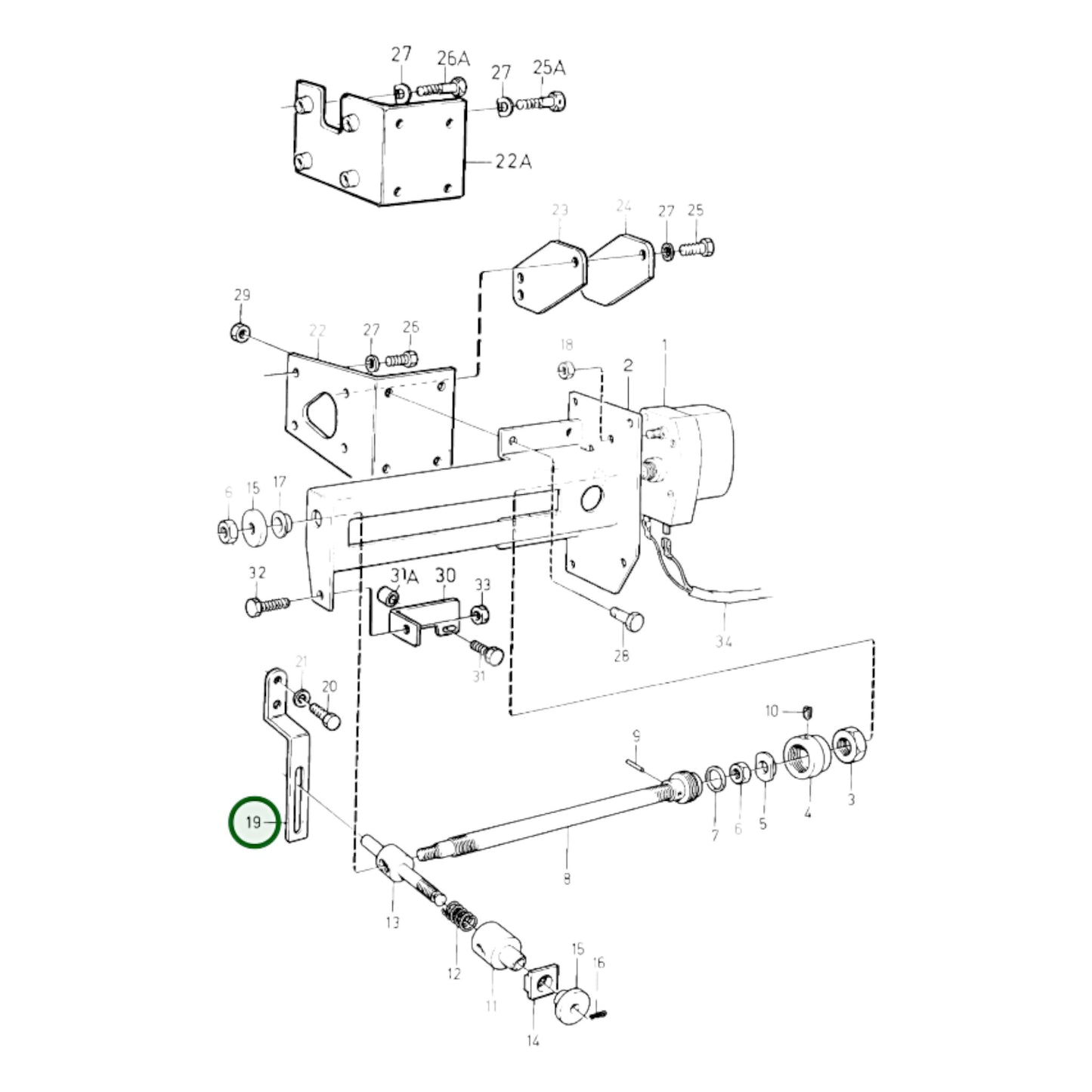 863149 - Intermediate Lever