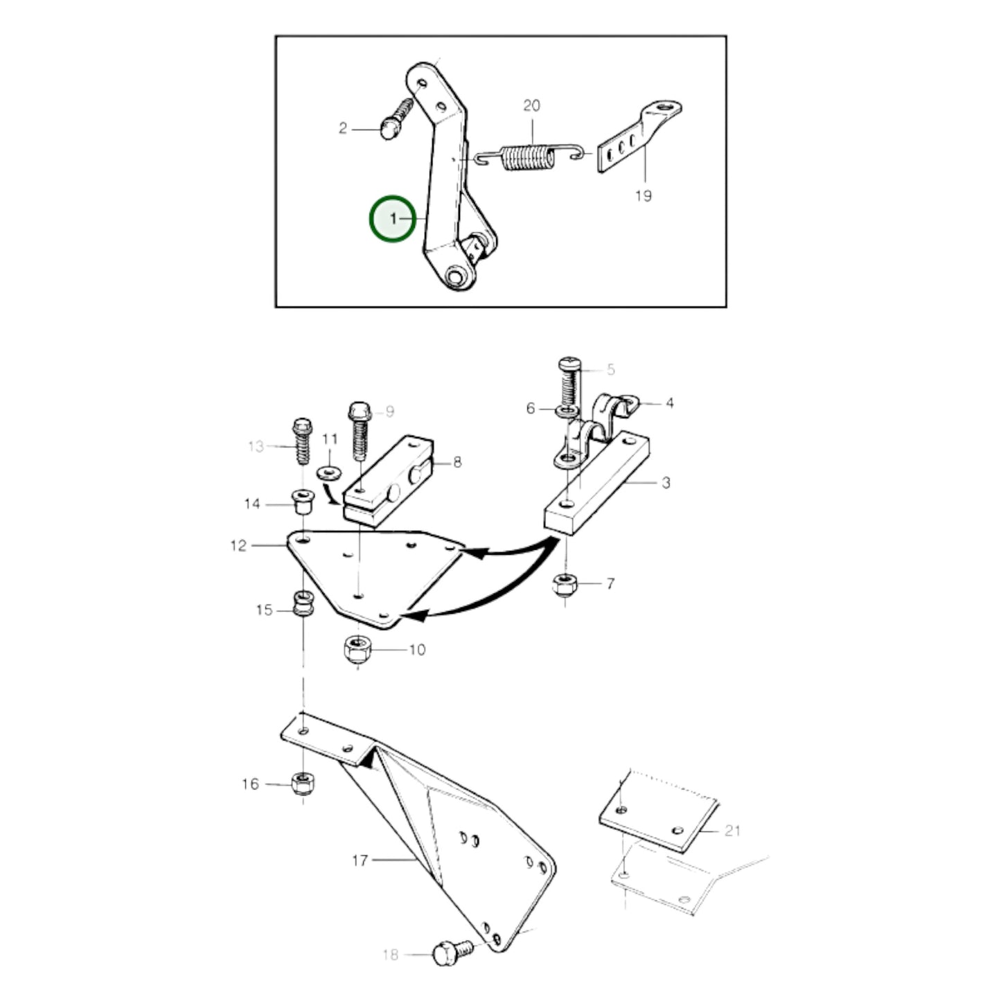 863445 - Intermediate Lever