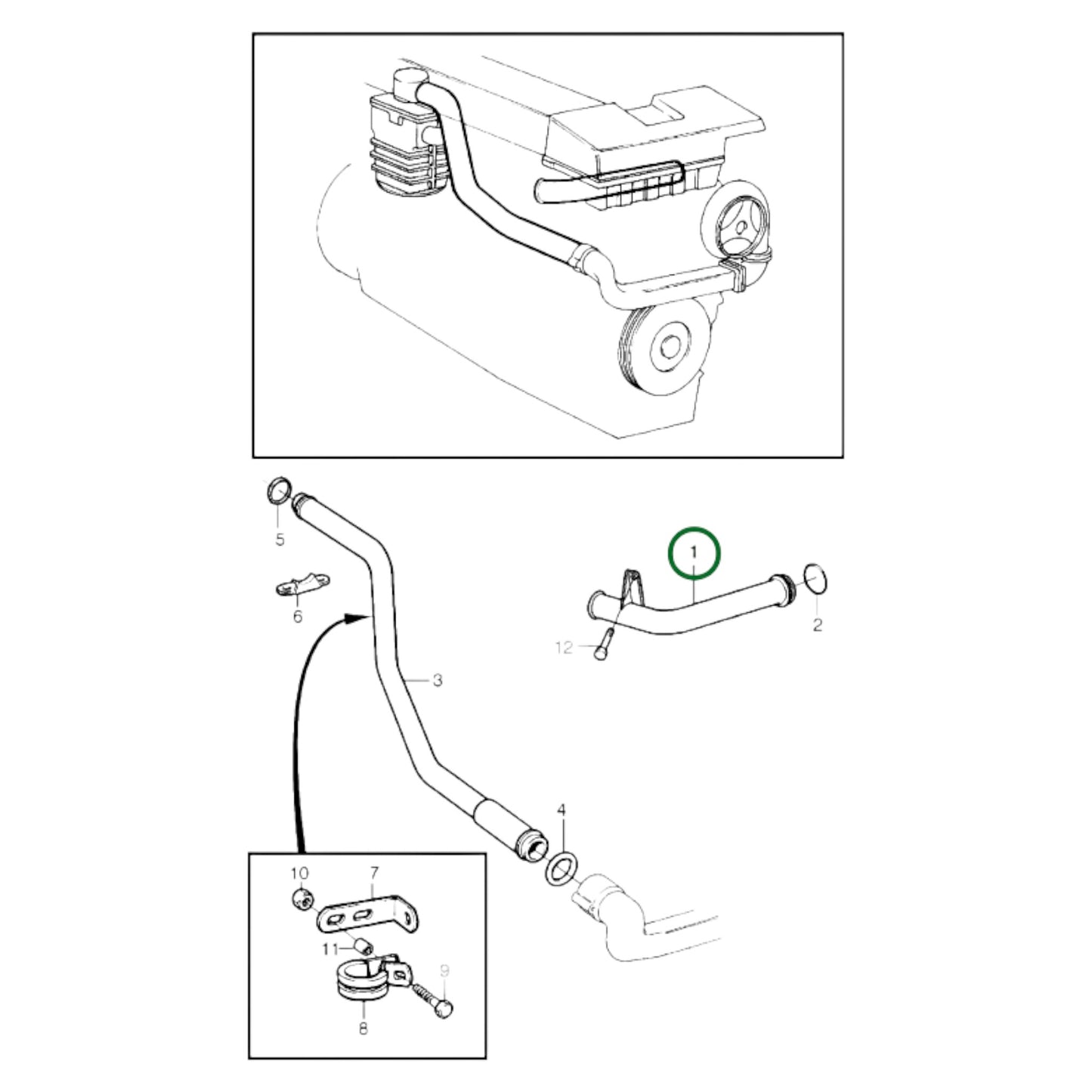 864033 - Coolant Pipe