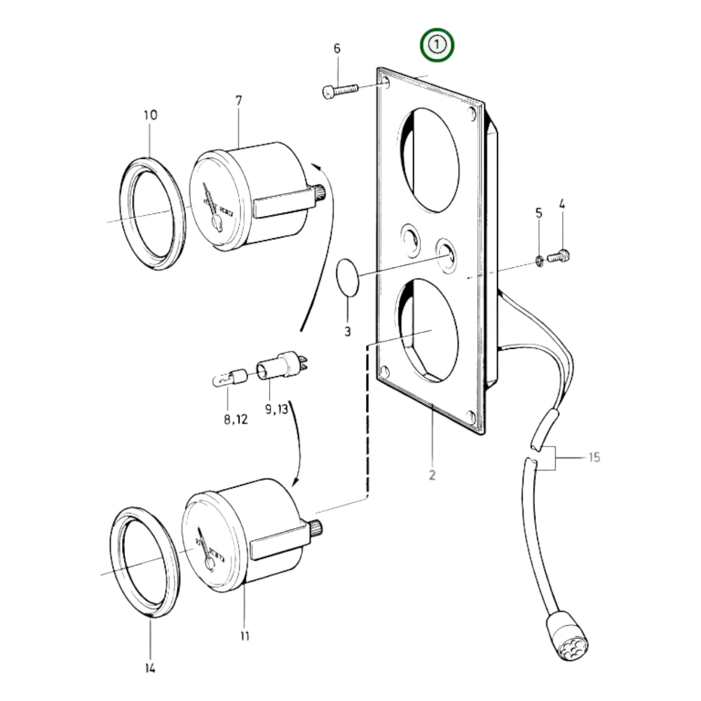864049 - Instrument Panel