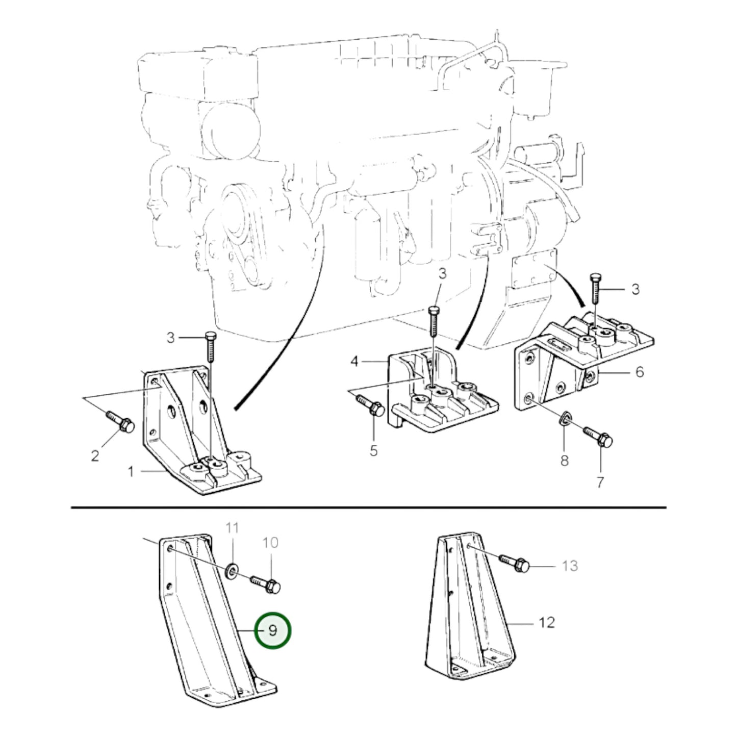 866512 - Engine Bracket