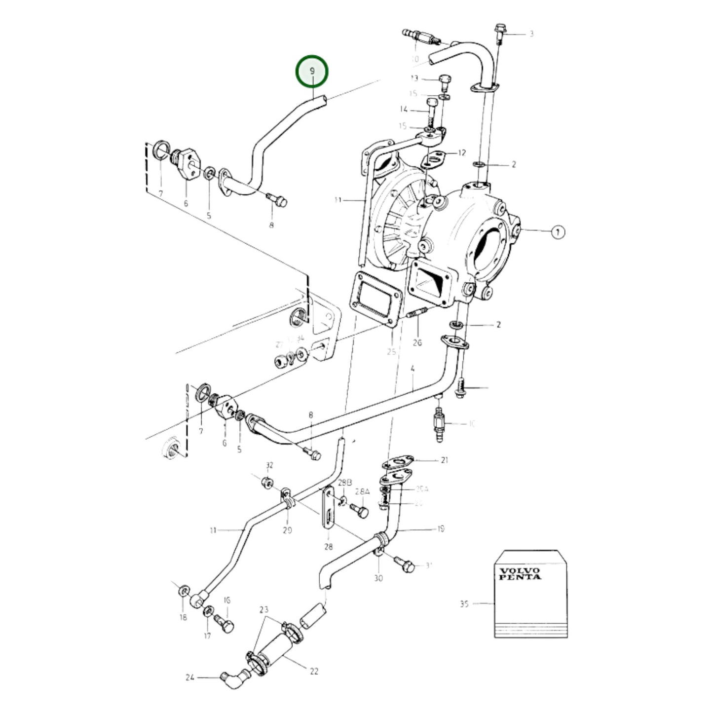 866917 - Coolant Pipe