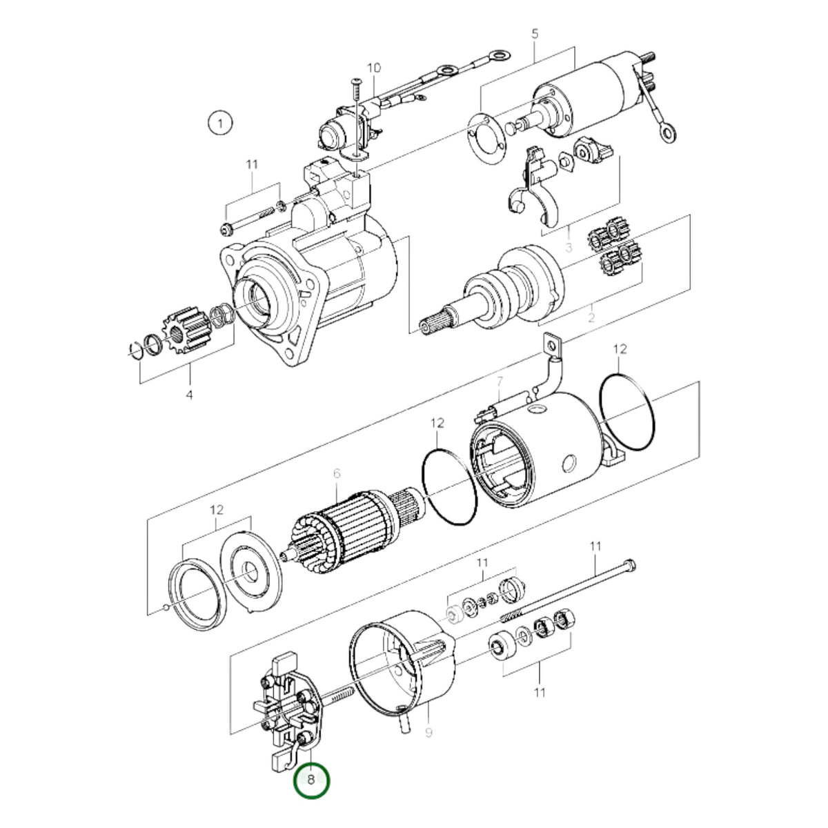 874741 - Carbon Brush Retainer