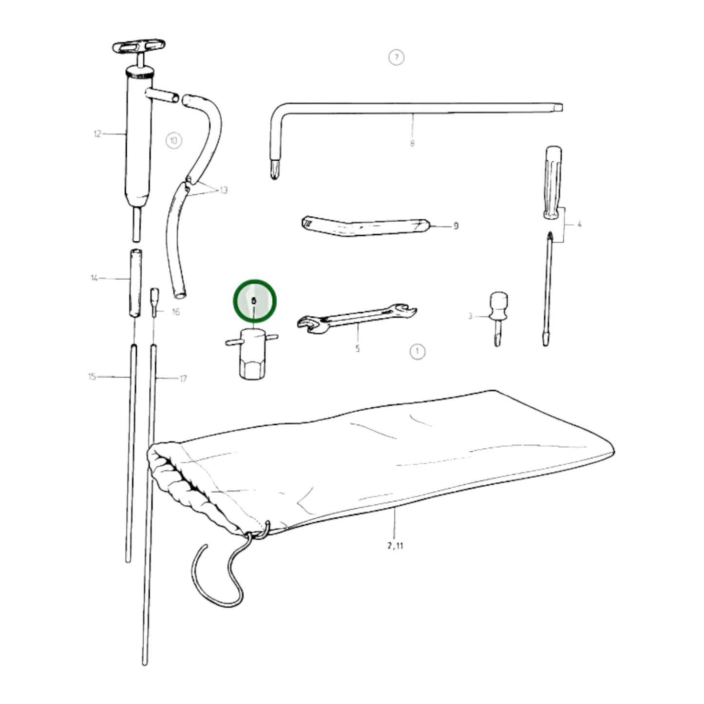 884953 - Spark Plug Spanner