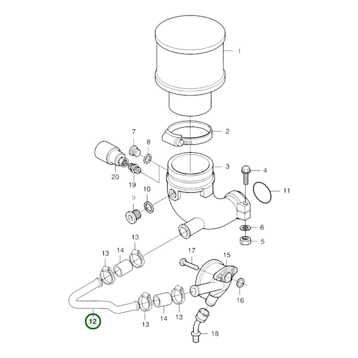 888813 - Connecting Pipe