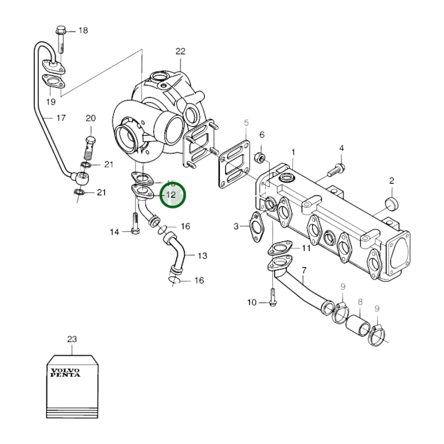 888872 - Lubricating Pipe