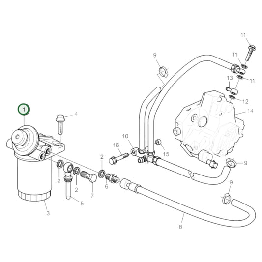 3884825 - Fuel Filter Kit
