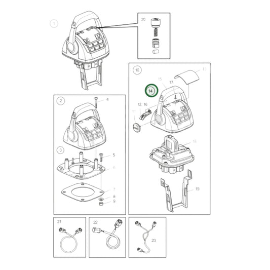 21758955 - Lever Knob Spare Part