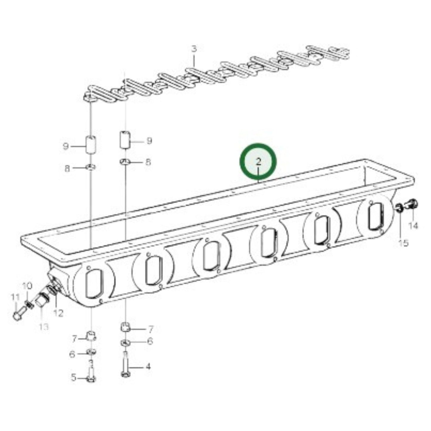 3979133 - Inlet Pipe