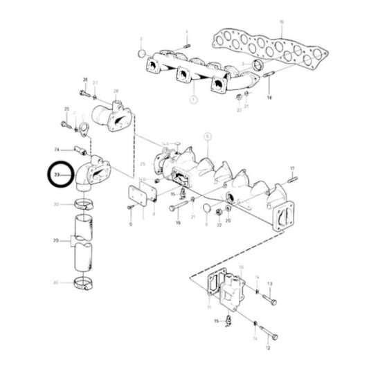 831163 - Exhaust Pipe Elbow