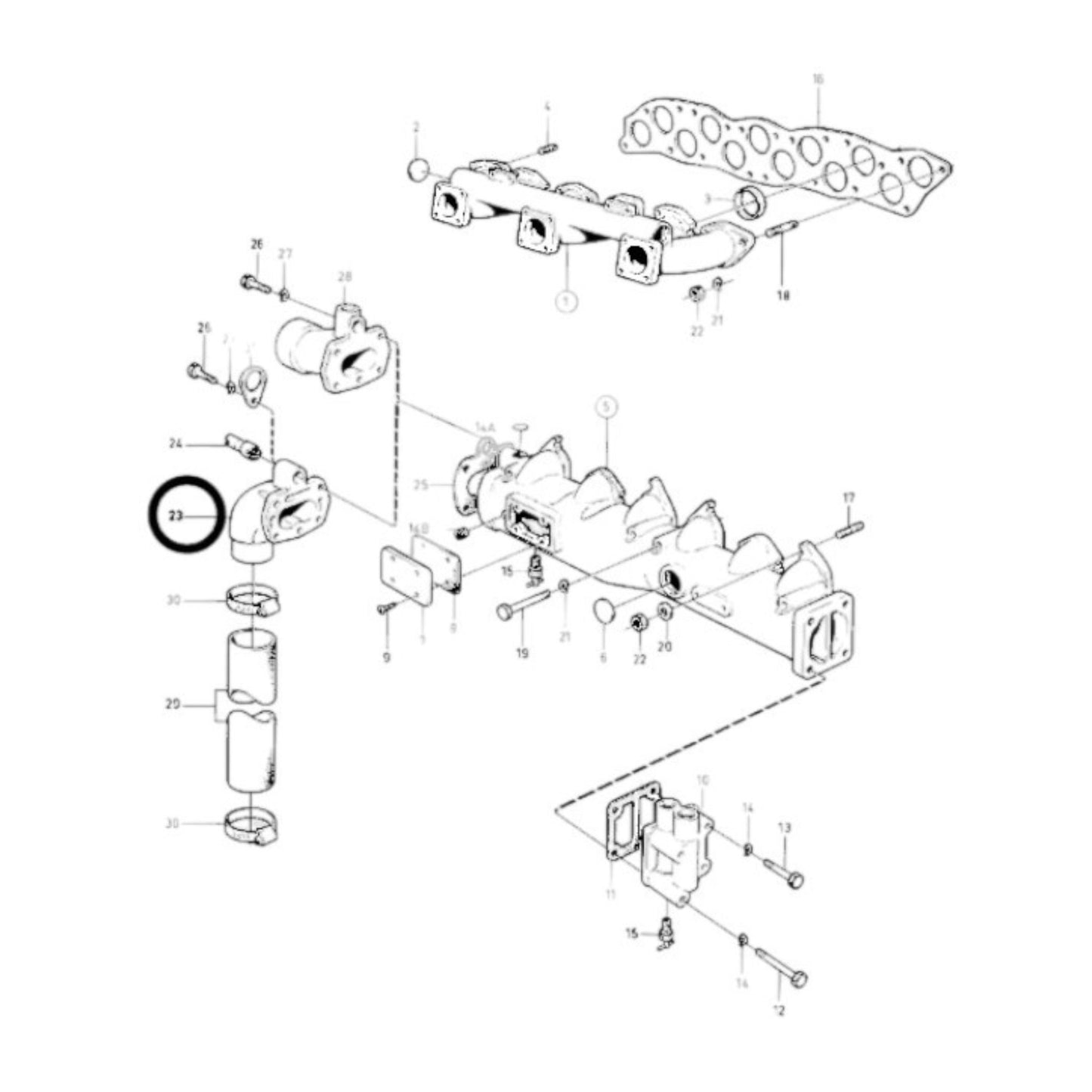 831331 - Exhaust Pipe Elbow