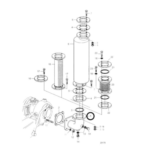 836057 - Exhaust Pipe Elbow