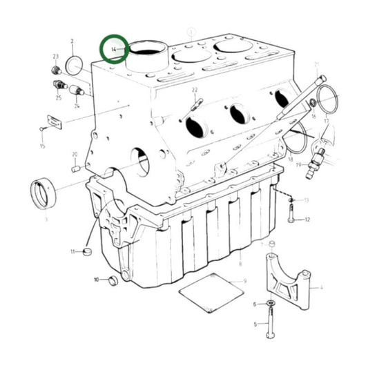 840889 - Cylinder Liner