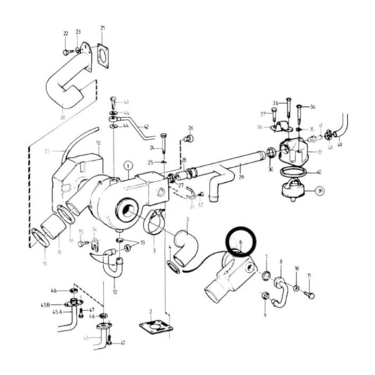 840930- Exhaust Pipe Elbow