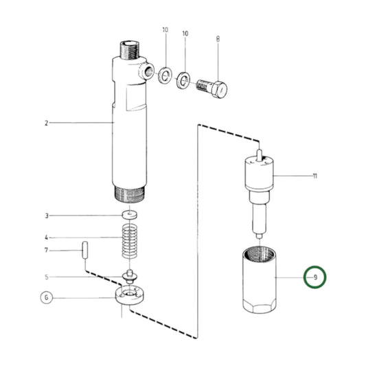861138 - Fitting Nut