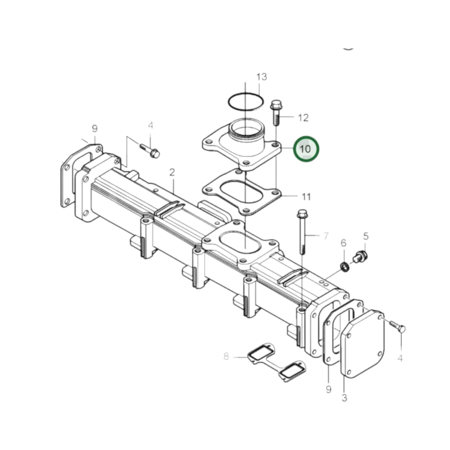 888776 - Charge Air Pipe
