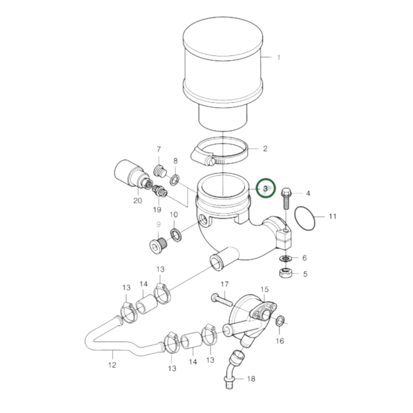 888888 - Air Inlet Pipe